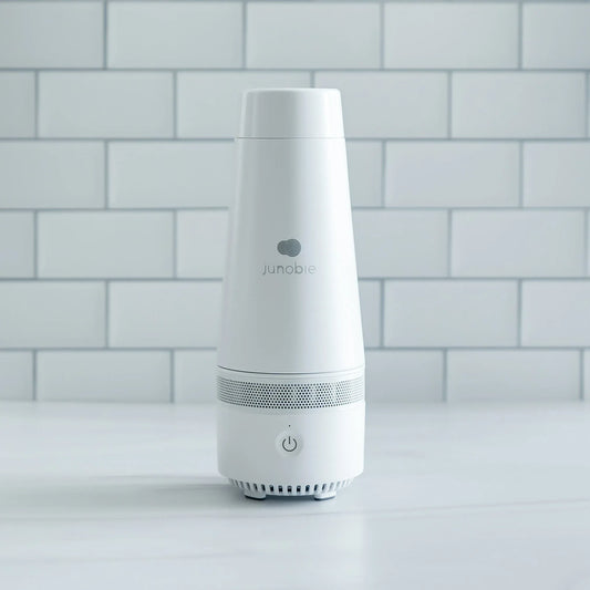 Junobie Formula & Breastmilk Bottle Warmer & Cooler Cup Junobie Battery Operated Milk Warmer/Cooler Cup: The Single Pack LE Marble