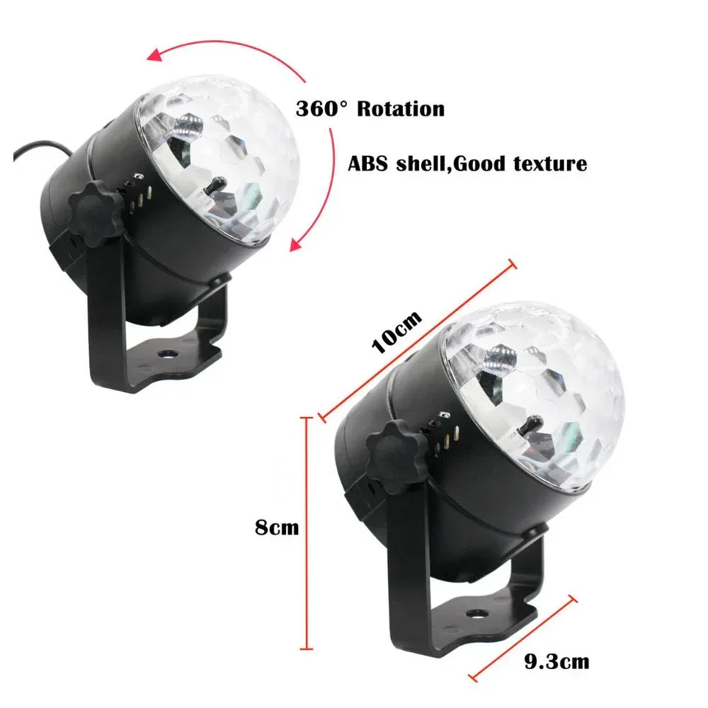 LED Party Projector Light with Sound Activation Default Title
