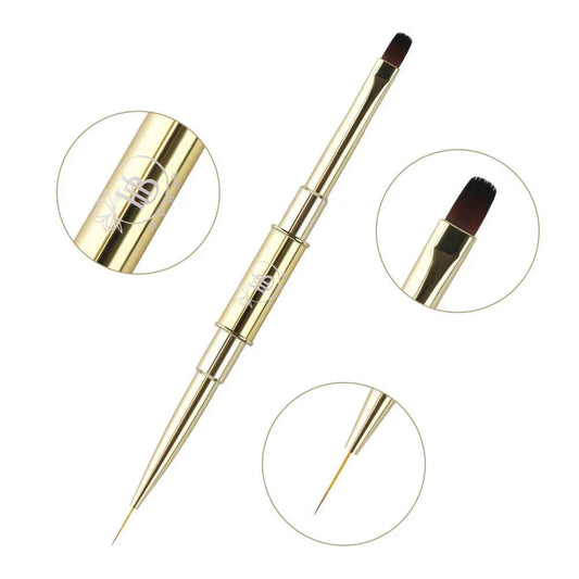 #16 BUILDER APPLICATION Square Dual Brush and Liner (GOLD) Default Title