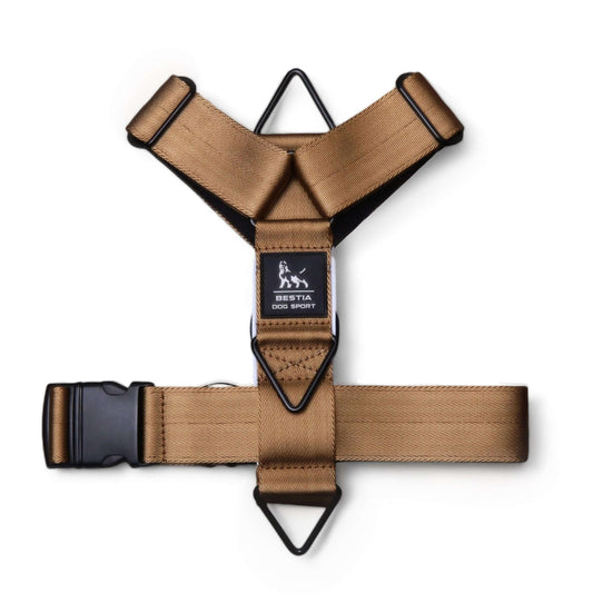 BESTIA DOG SPORT GripPro Basic Harness Khaki / XL