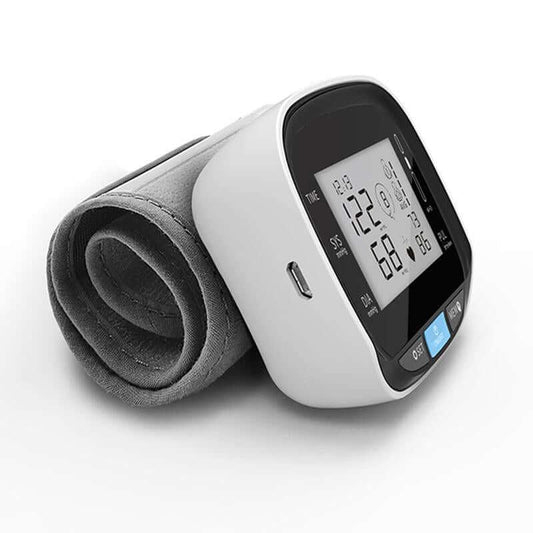 Digital Wrist Blood Pressure Monitor Beat Rate Meter Device Equipment Default Title