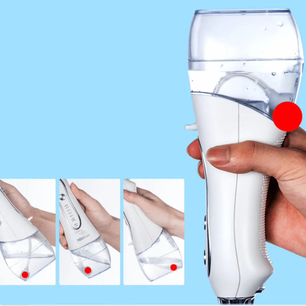 Portable Water Flosser And Pik For Dental Hygiene Default Title
