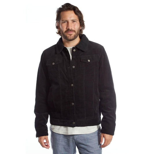 Marlon Corduroy Aviator Jacket XXL / Black