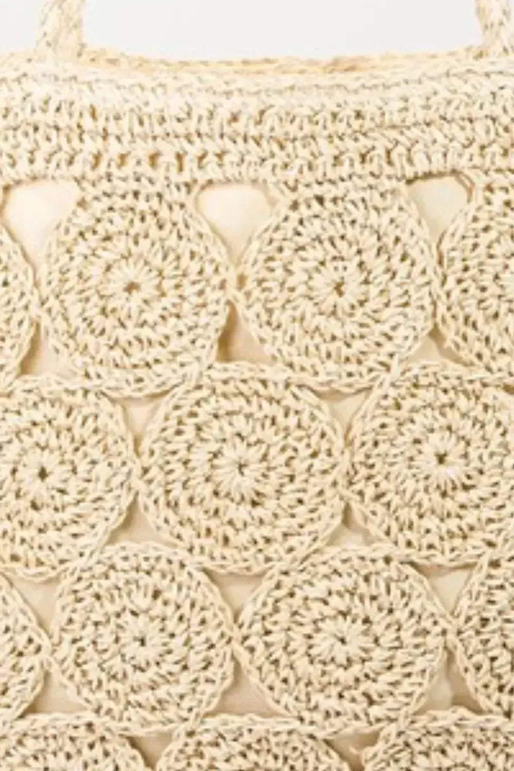 Fame Square Braided Pattern Tote Bag IV / one size