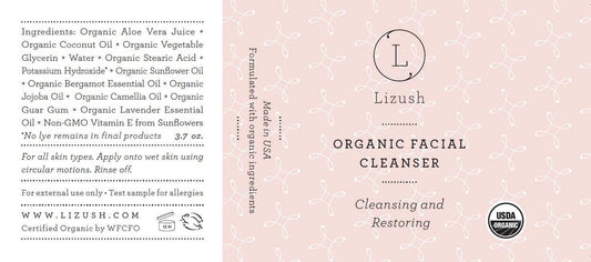 ORGANIC FACIAL CLEANSER Cleansing and Restoring Default Title