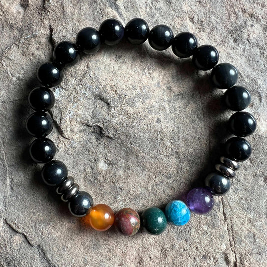 Courage & Balance Vibes Bracelet 9"