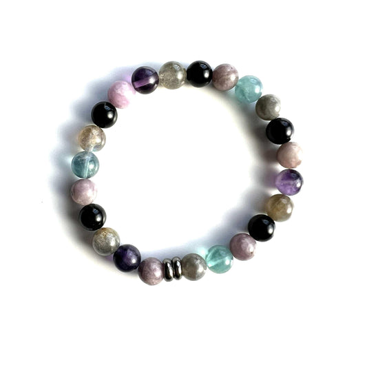 Wisdom & Focus Vibes Bracelet 8"