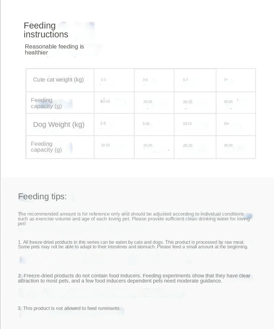 Pet snacks canned freeze-dried Chicken pellets 120g