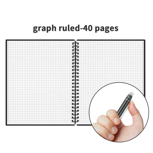 Erasable Wirebound Notebook A5-Dotted lined