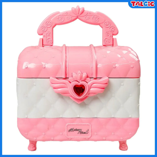 Kids Multi-Layer Foldable Makeup Set – 32-in-1 Pretend Play Cosmetic Kit with Storage Box United States