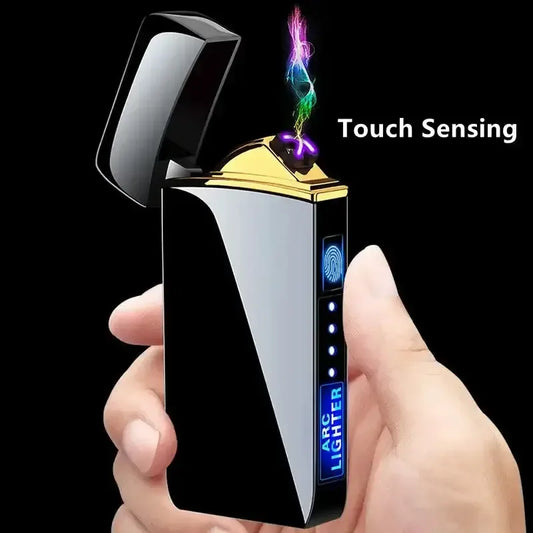 Windproof Metal Lighter A6-Blue-5