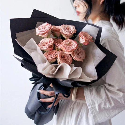 Roll Flower Solid Color Packaging Papers color 1