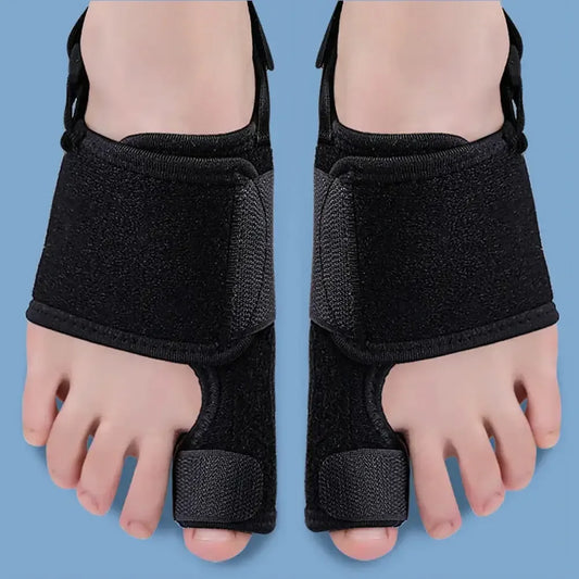 Toe Corrector Orthopedic Tool for Bunion and Hallux Valgus Relief Black Left
