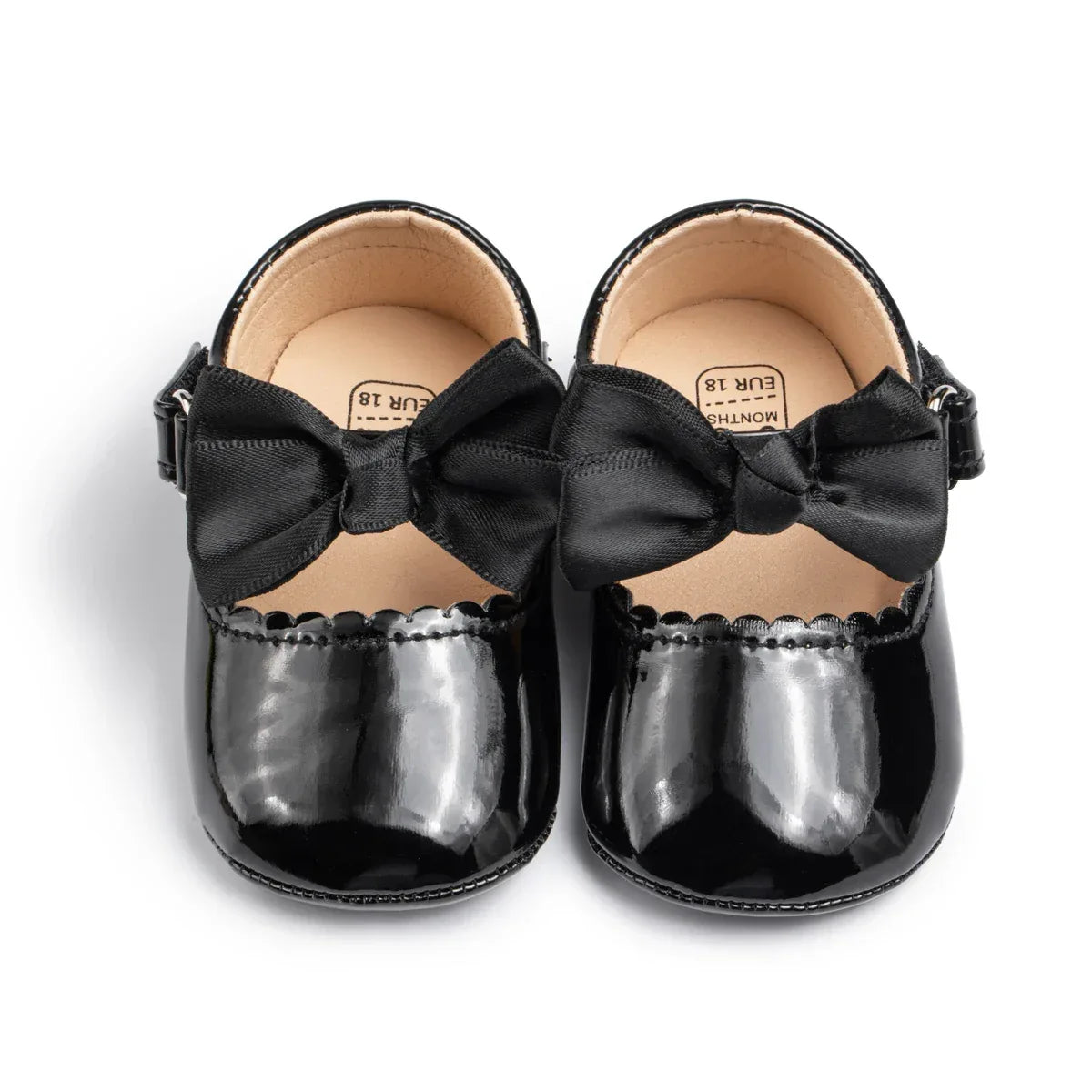 Shopminx Toddler Shoes black 1 / 0-6 Months