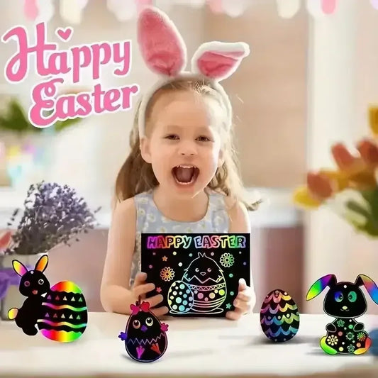 125-Piece Rainbow Scratch-Off Art Note Cards for Kids & Teens 125pcs / United States