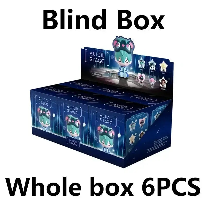 6PCS Alien Stage Free Stage Blind Box Collectible Figures Full Set / United States