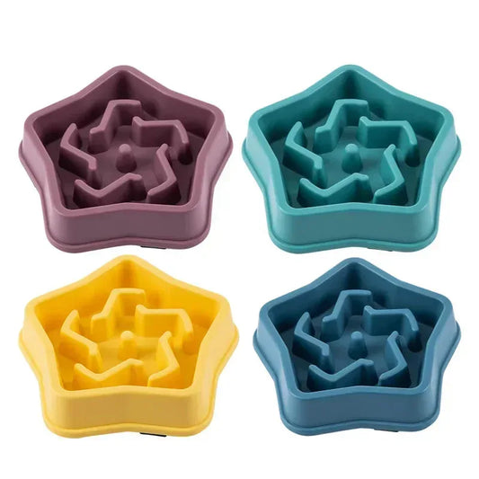Pet Cat Dog Slow Food Bowl Picture color