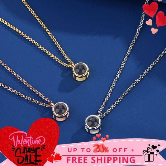Personalized Photo Projection Necklace for Men & Women with Custom Picture Inside Minx