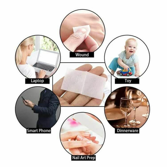 500-PCS Disposable Alcohol Cotton Prep Pad Sterilization Swabs Default Title