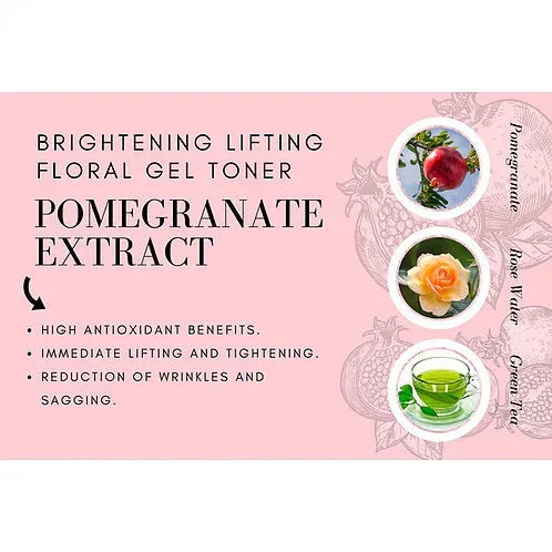 Brightening Lifting Floral Gel Toner Test