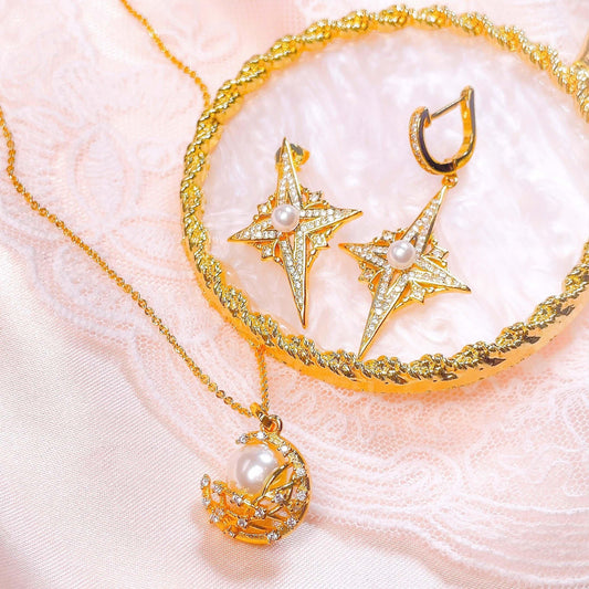 Pearl Moon Necklace Default Title