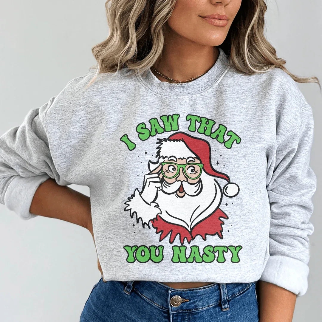 I Saw That You Nasty Sport Grey / 3XL