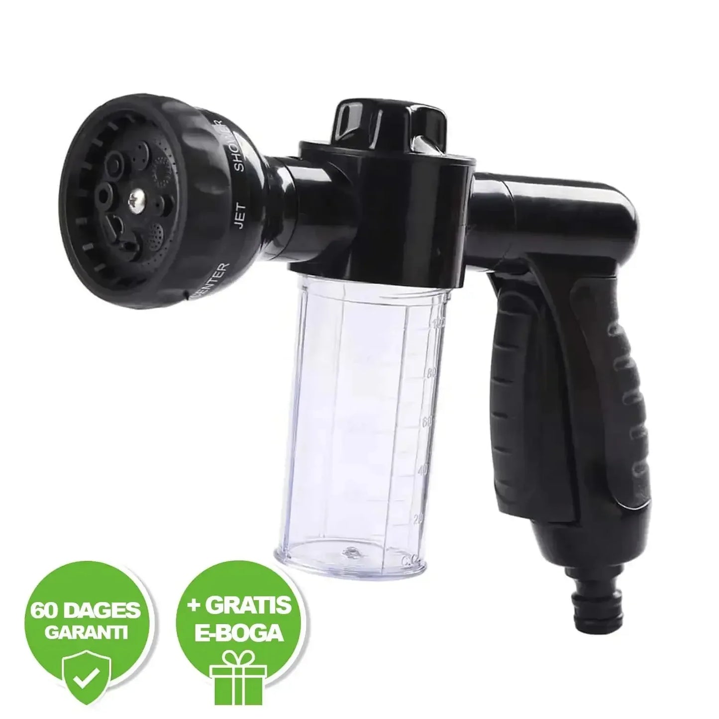 Dog Shower Jet Attachment Black / 10.51 x 5 x 7.87 inches