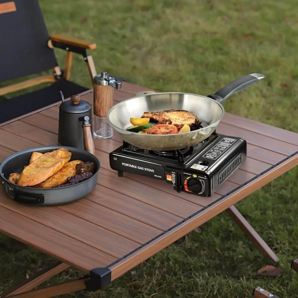 Portable Camping Gas Stove with Carrying Case Default Title