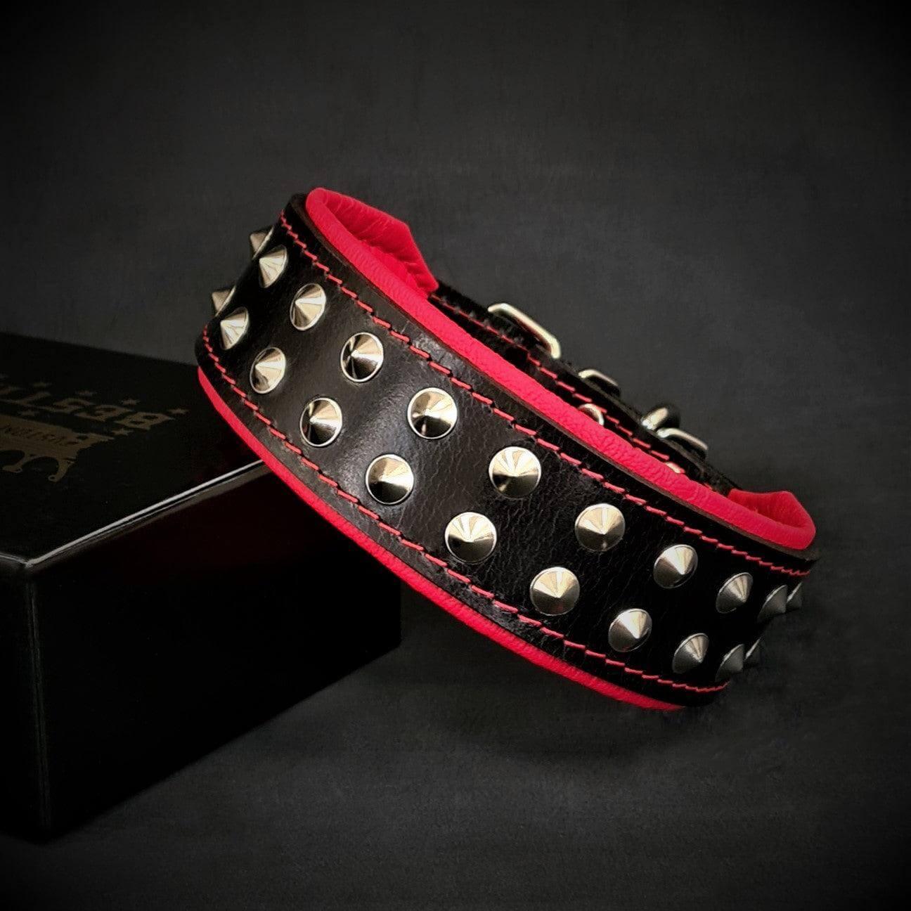 "Boston" collar XL - fitting a neck of 22.6 to 25.6 inch (57.5 - 65 cm) / Red / Collar only