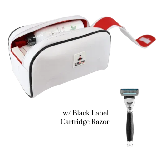 Complete Grooming Kit for Men | Shave Essentials Premium Set Black Label Cartridge Razor