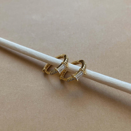 Sia Stone Huggies- White Zirconia Default Title