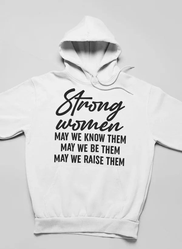 Strong Women Hoodie XXX-Large / White