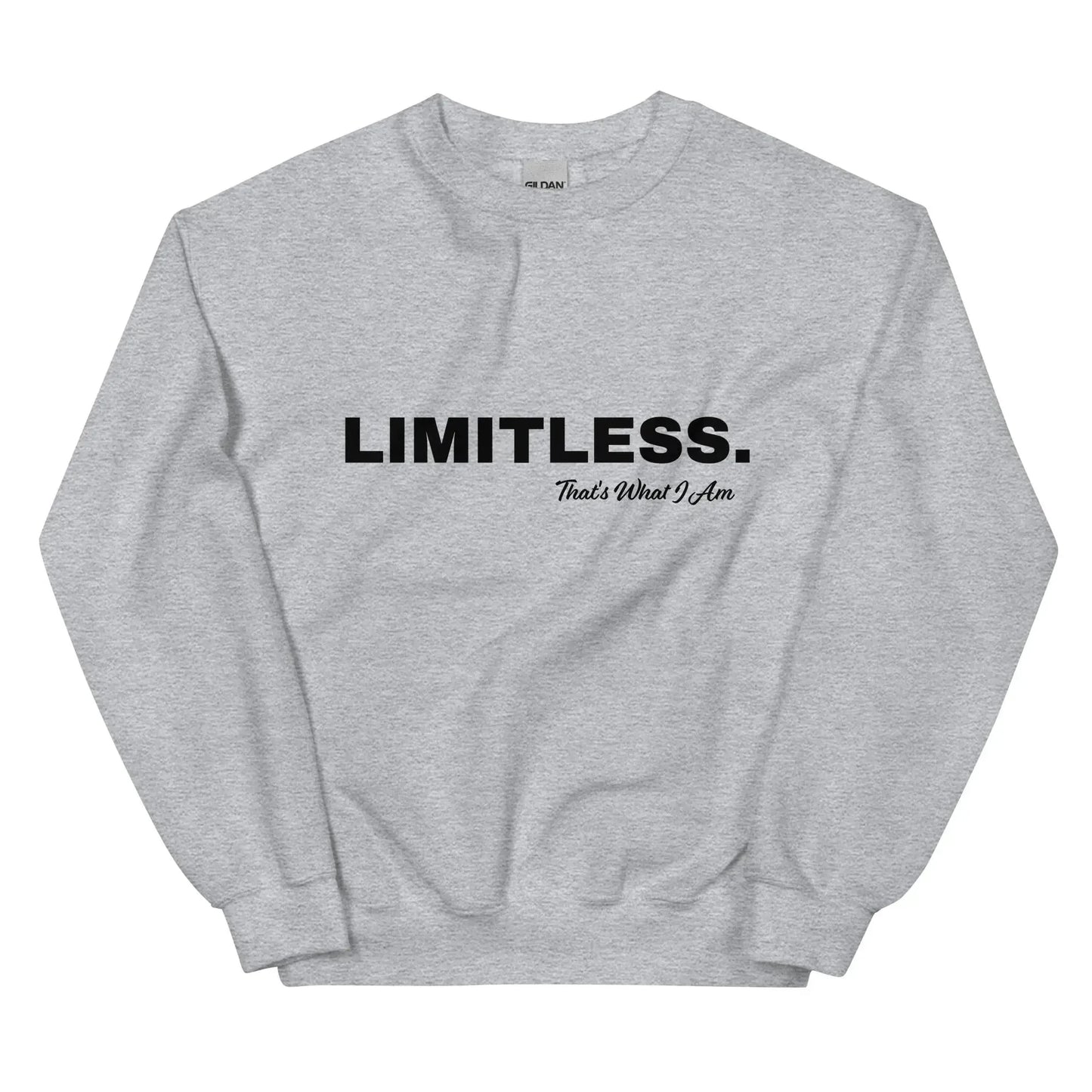 LIMITLESS Unisex Sweatshirt White / 3XL