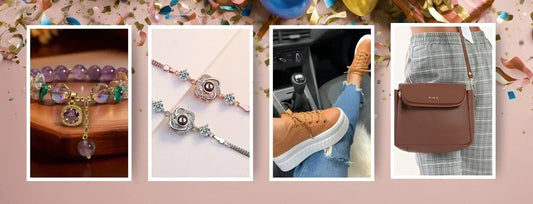 bracelets , shoes and bags as gift ideas for sister-in-law