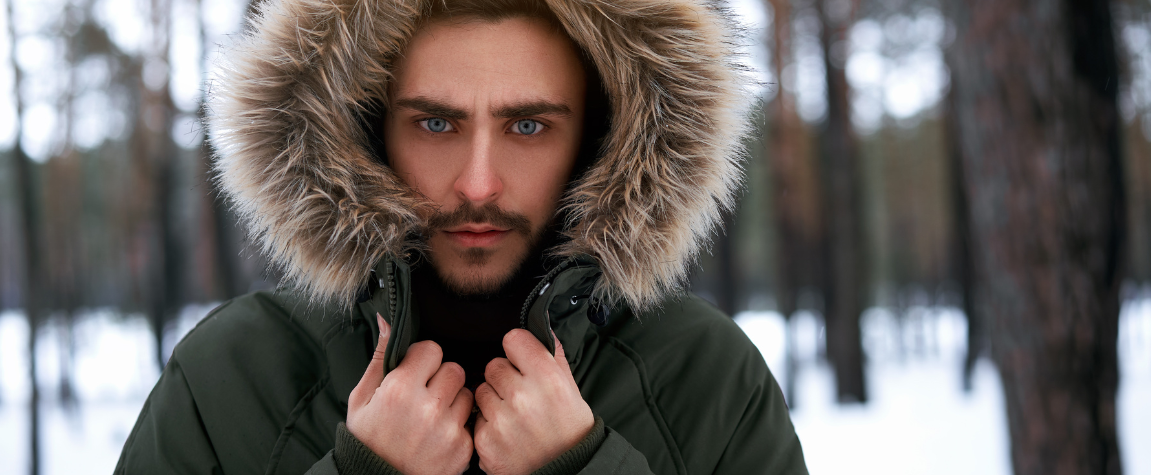men with hood Best Winter Outfits for Men