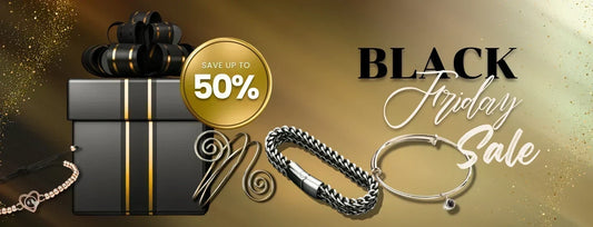 The Best Jewelry Deals This Black Friday  Blog banner in black and gold