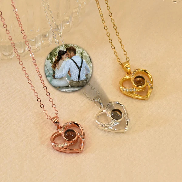 Personalized Photo Projection Necklaces