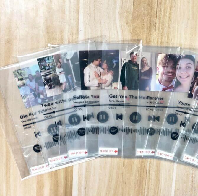 Custom Photo Acrylic Song Panel Personalized Photo Frame Living Room Decoration, BirthdayAnniversary Gift ,Gifts for Lovers Rectangle / warm light base