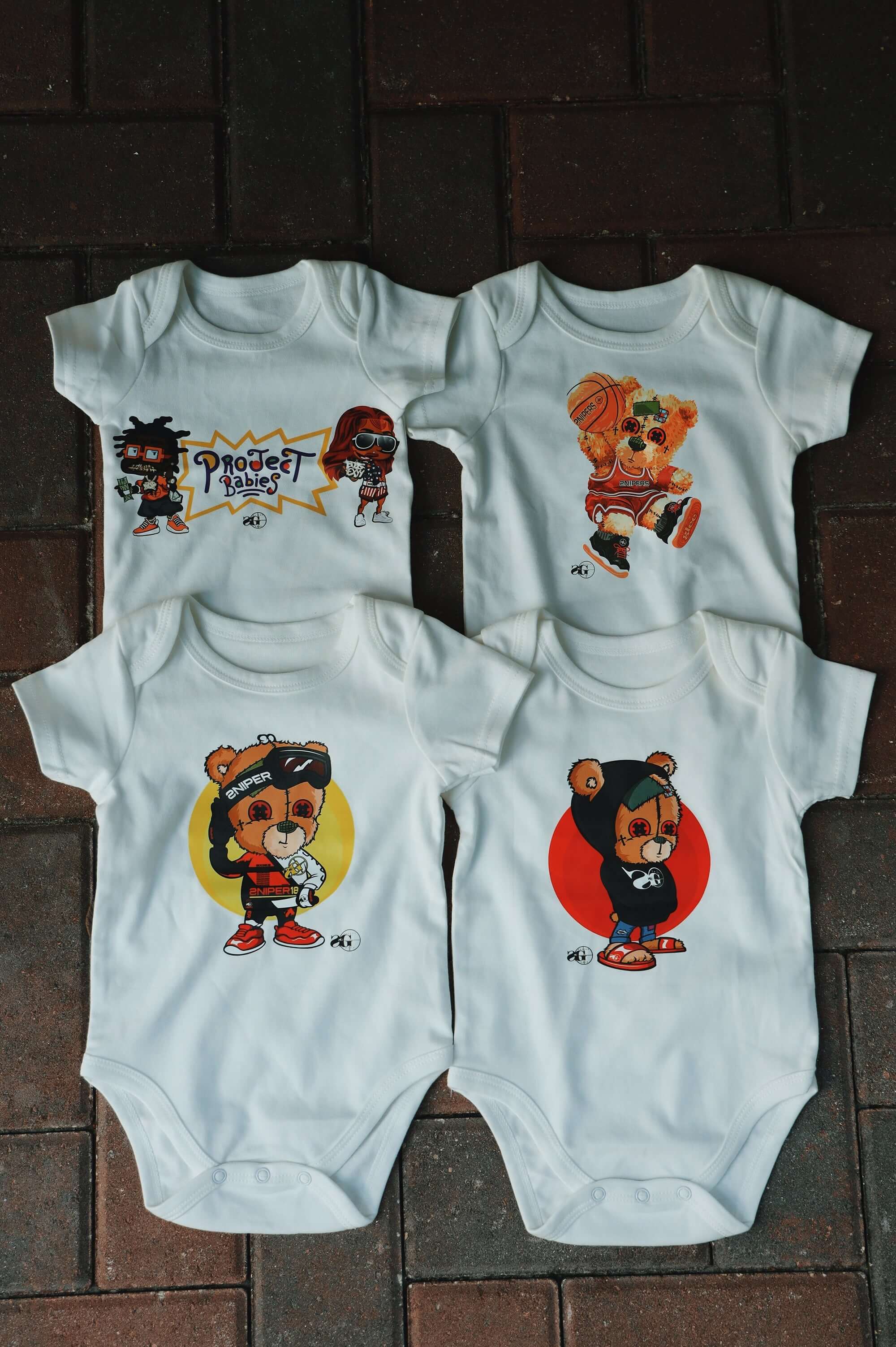 Shopminx Baby Snipe: Unisex Onesies All 4 styles (discounted rate)