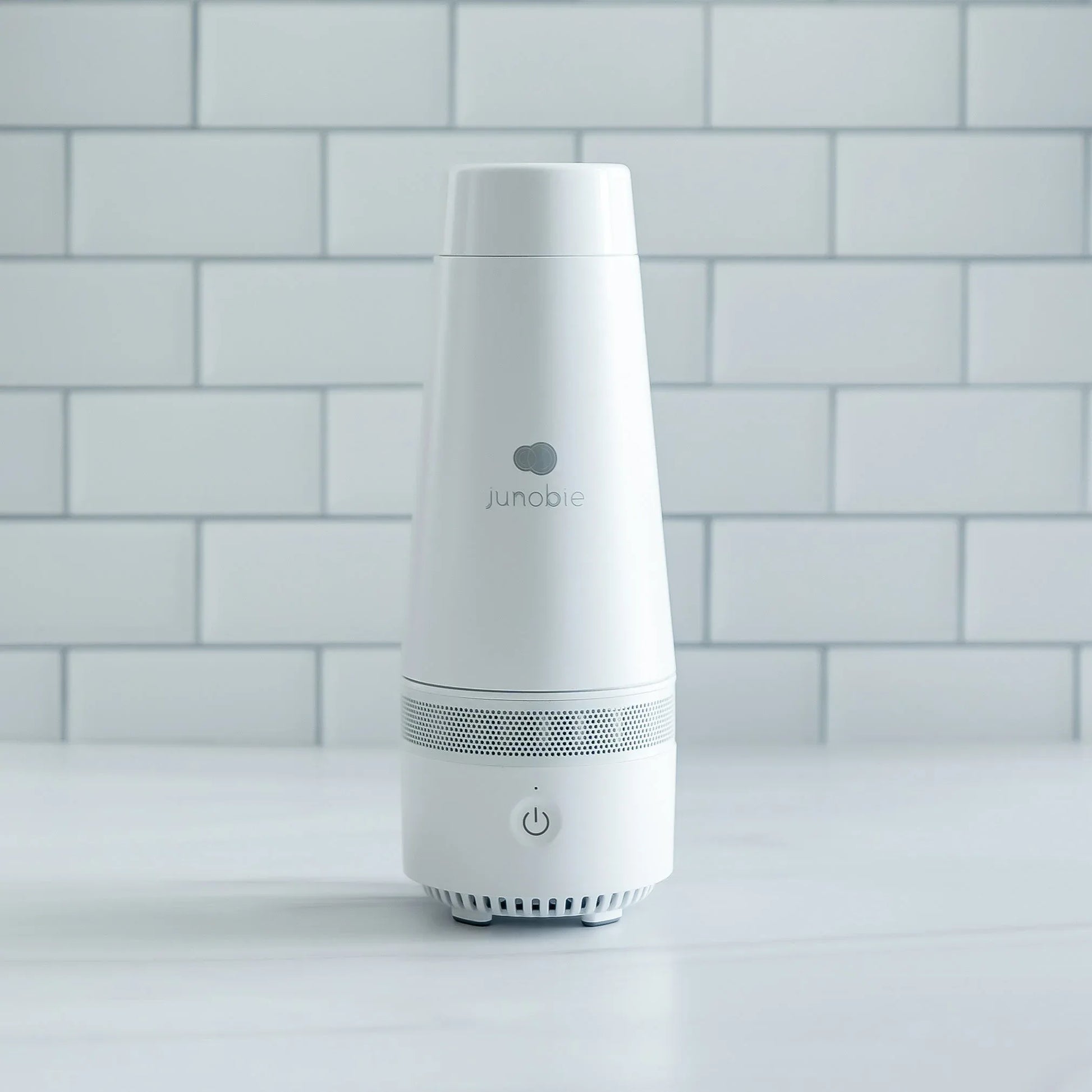 Junobie Formula & Breastmilk Bottle Warmer & Cooler Cup Junobie Battery Operated Milk Warmer/Cooler Cup: The Single Pack LE Marble