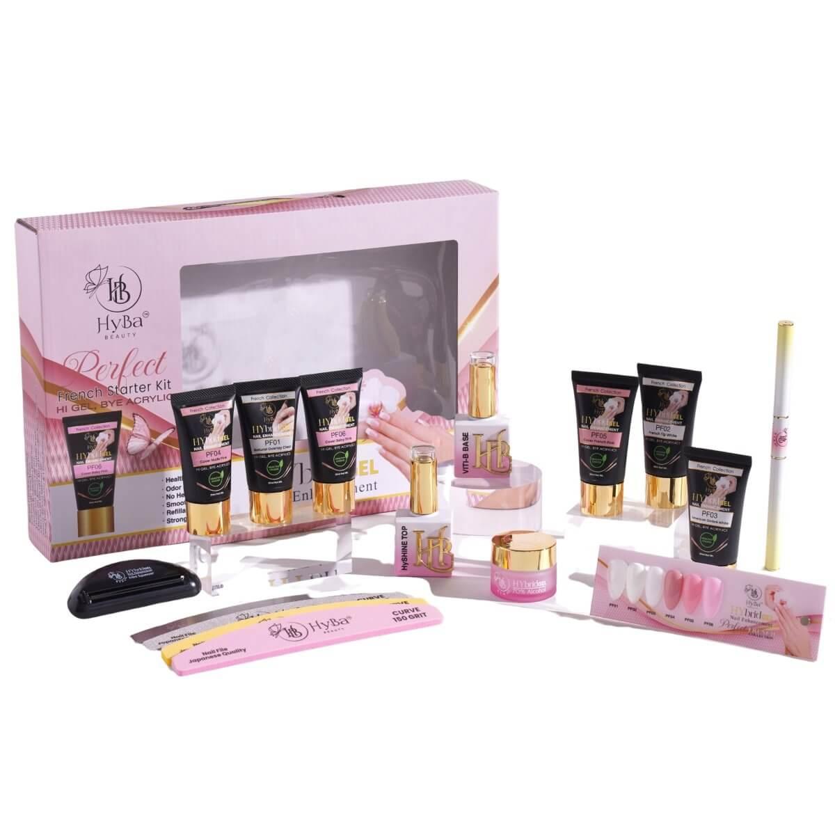 #1 PERFECT FRENCH Starter Kit -HyGEL® Hybrid Gel Nail System Default Title