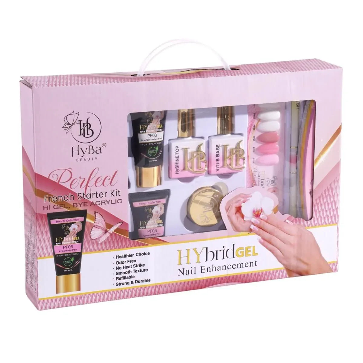 #1 PERFECT FRENCH Starter Kit -HyGEL® Hybrid Gel Nail System Default Title