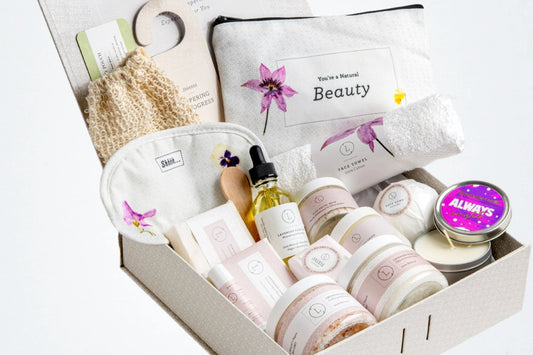 A Special Day Gift, Birthday Gift Basket, Lavender Natural Bath & Body Yes
