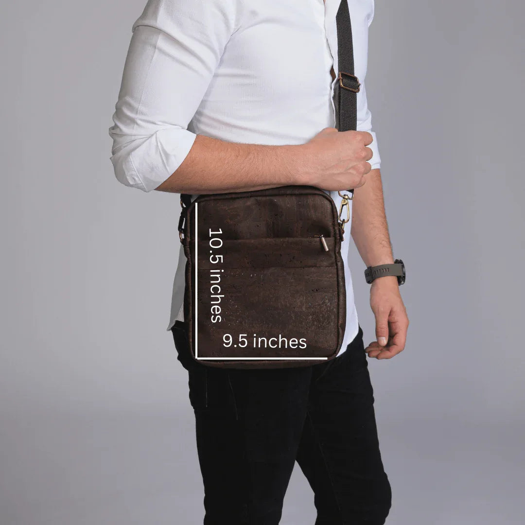 Voyager Men's Satchel Black