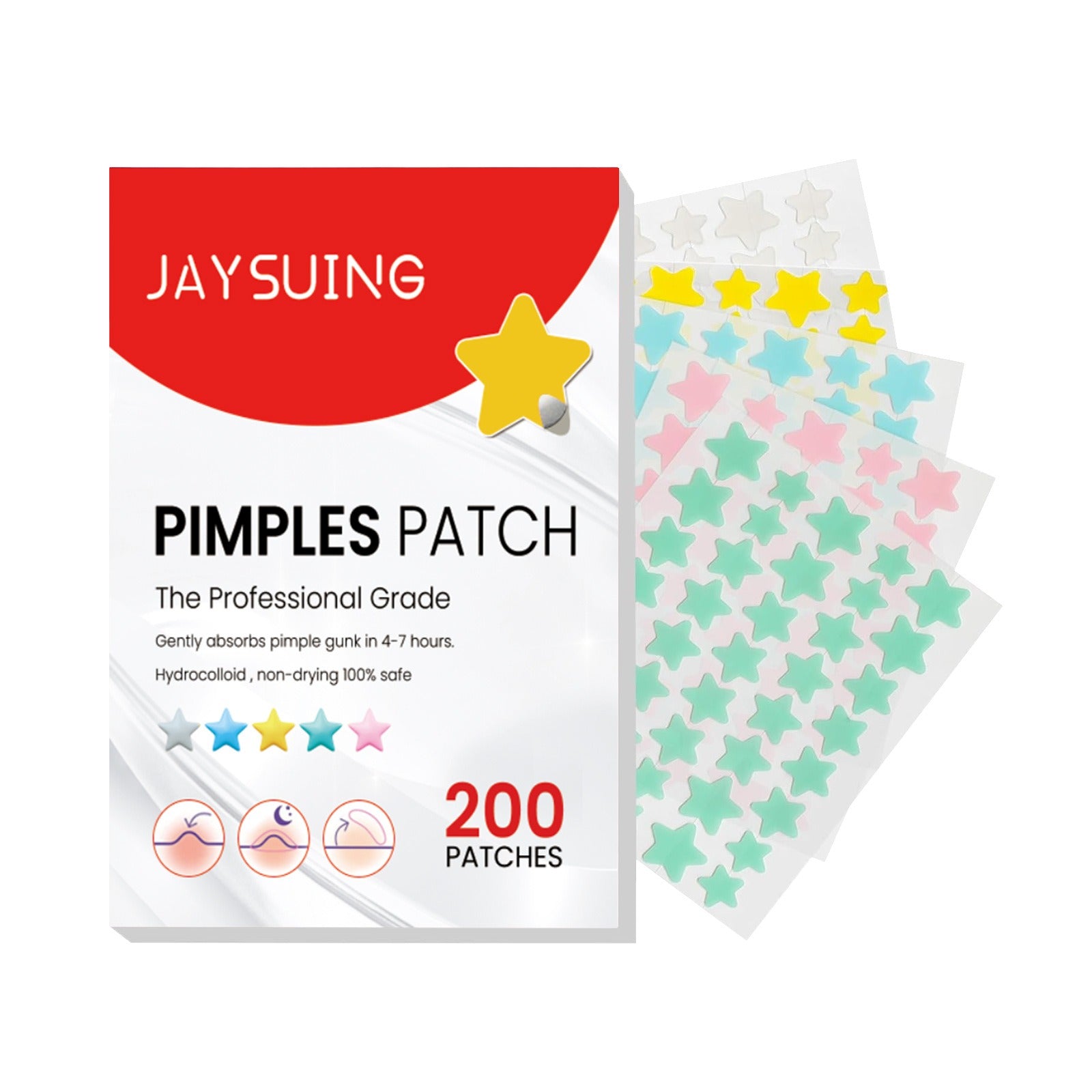 Acne Patch Facial Skin Care Fade Blemishes Pimple Marks Closed Acne Blemishes Cover Acne Pimple Repair Patch