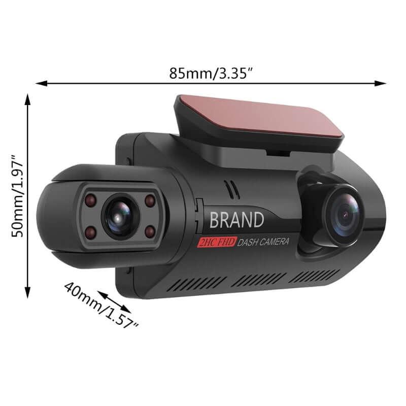 1440P HD 360° Dual Camera Full HD Night Vision Car Dash Camera Standard