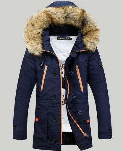 Padded winter clothing M / Navy Blue