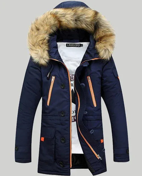 Padded winter clothing M / Navy Blue