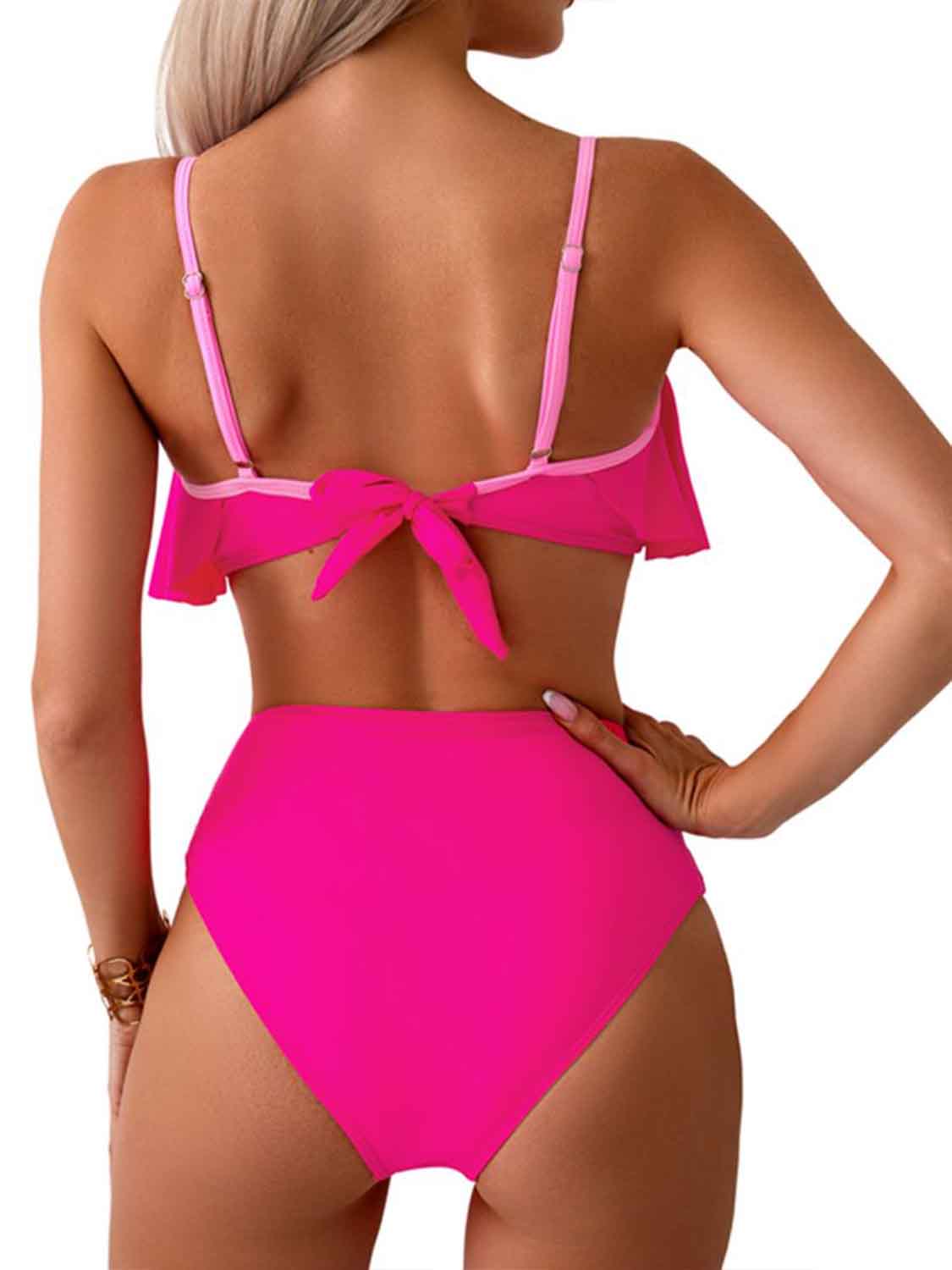 Notched Bikini Set