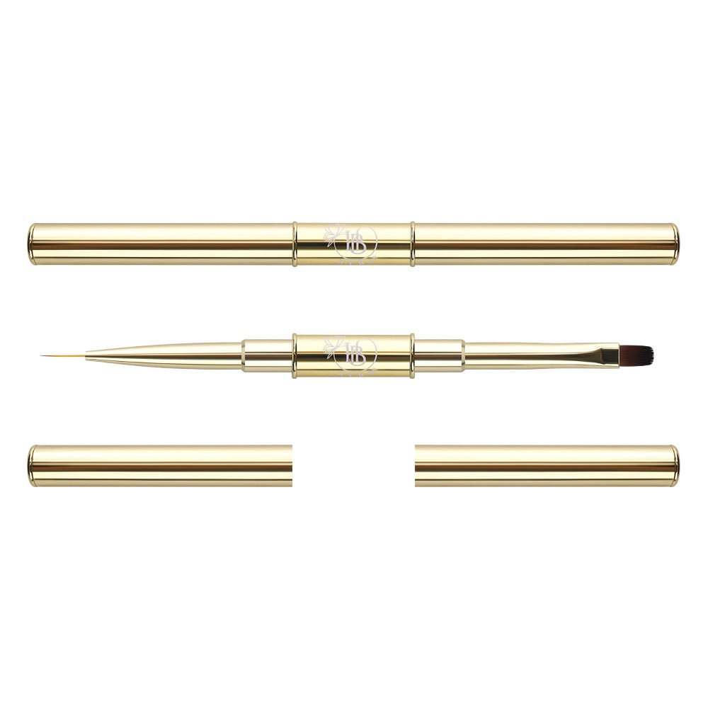 #16 BUILDER APPLICATION Square Dual Brush and Liner (GOLD)